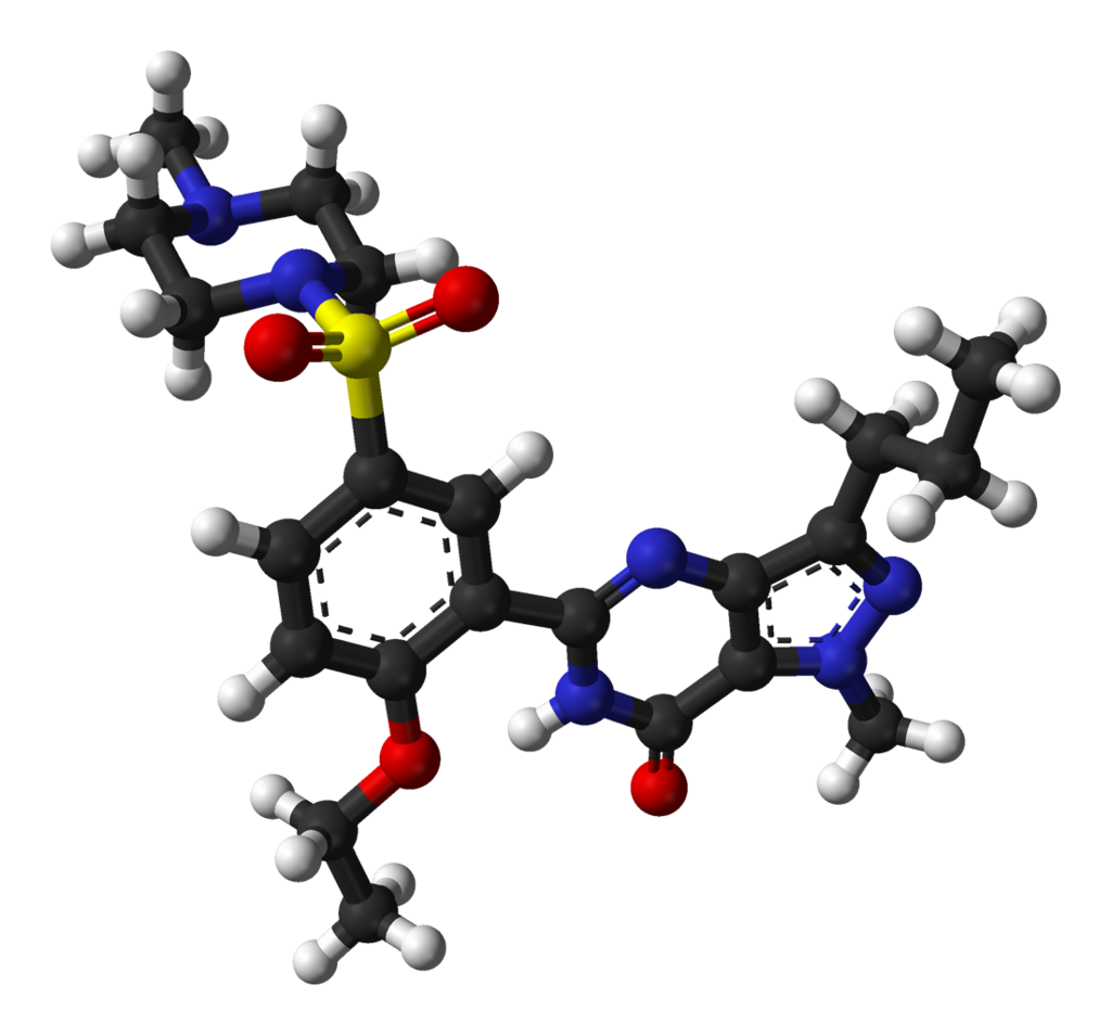 Sildenafil from xtal 3D balls