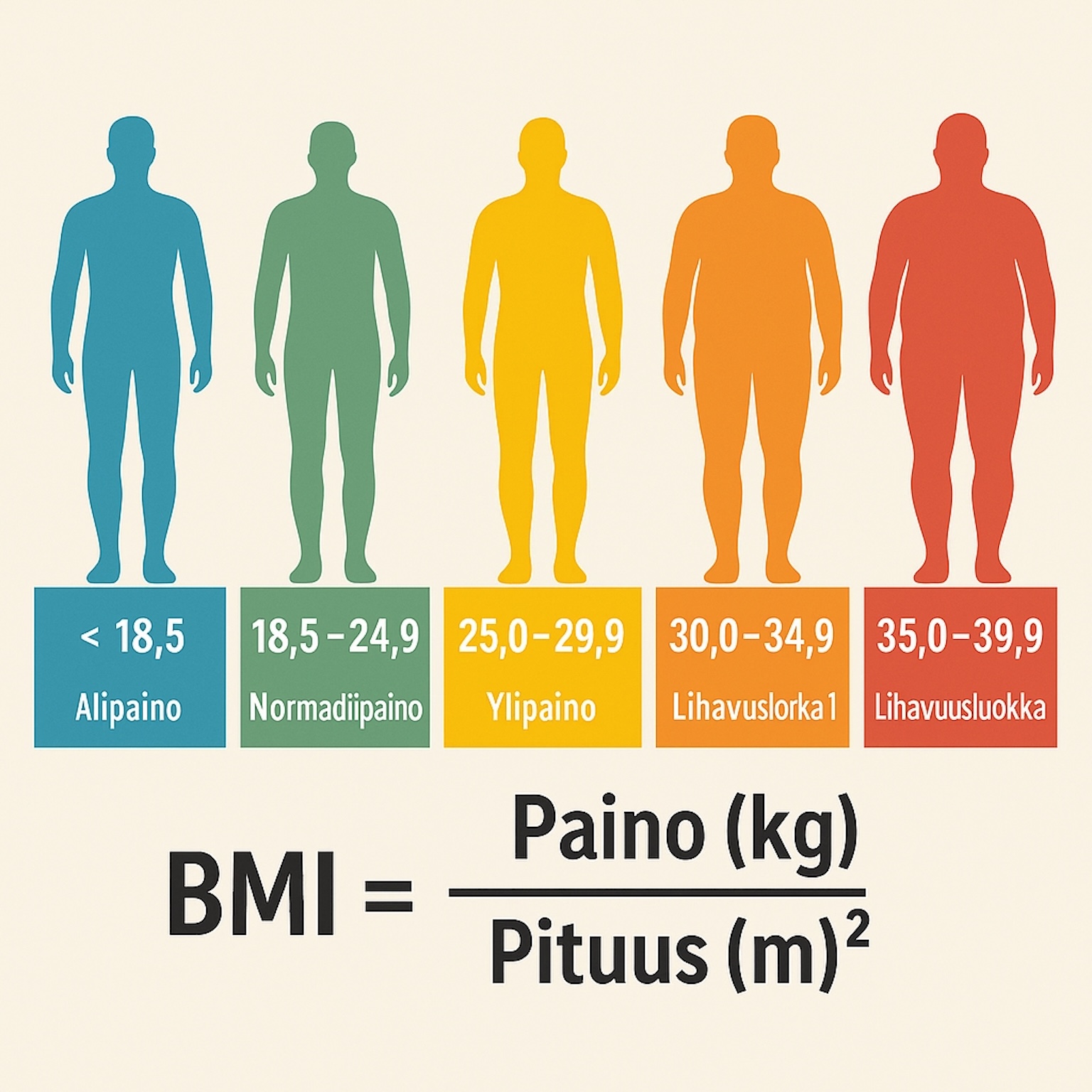 BMI-laskuri - Painoindeksi