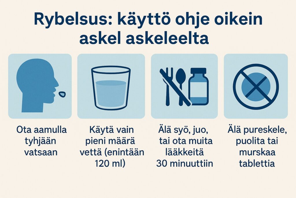Miten Rybelsus otetaan?