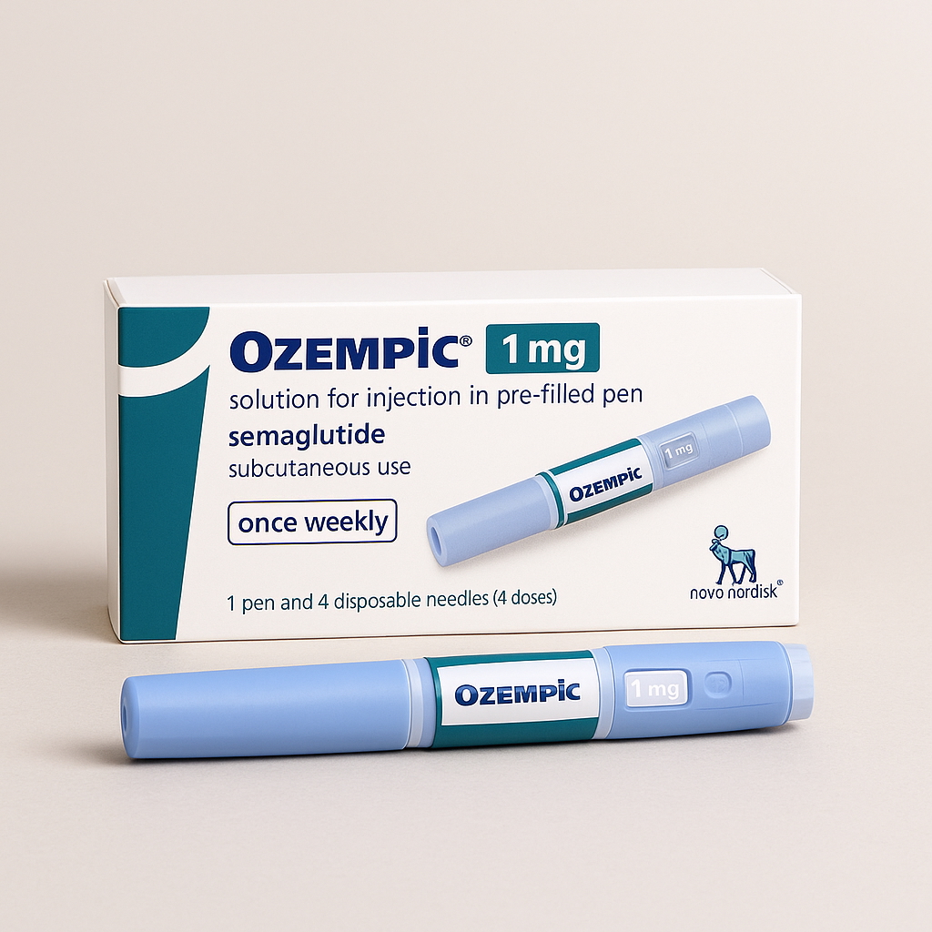 OZEMPIC injektioneste, liuos, esitäytetty kynä 1 mg 4x1 mg annos, 4 neulaa 3 ml