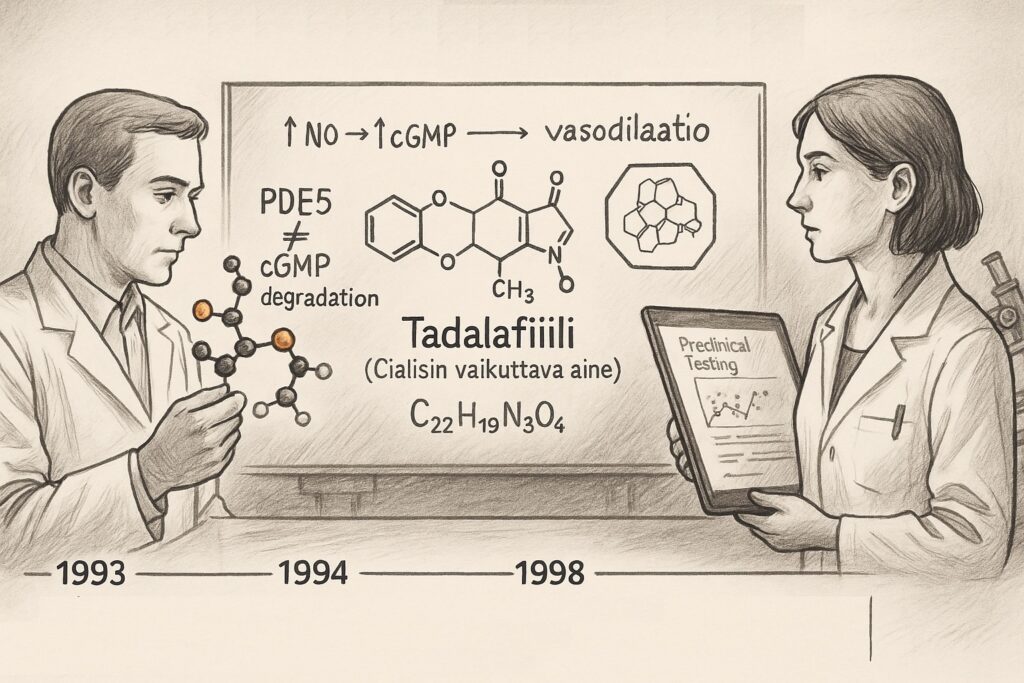 Tadalafiilin synnyn historia